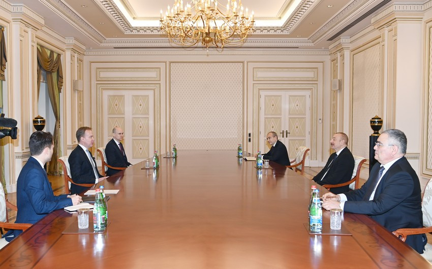 Ilham Aliyev receives President of World Economic Forum